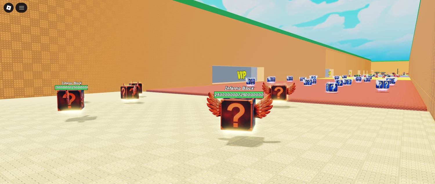 Lucky block reward opening system
