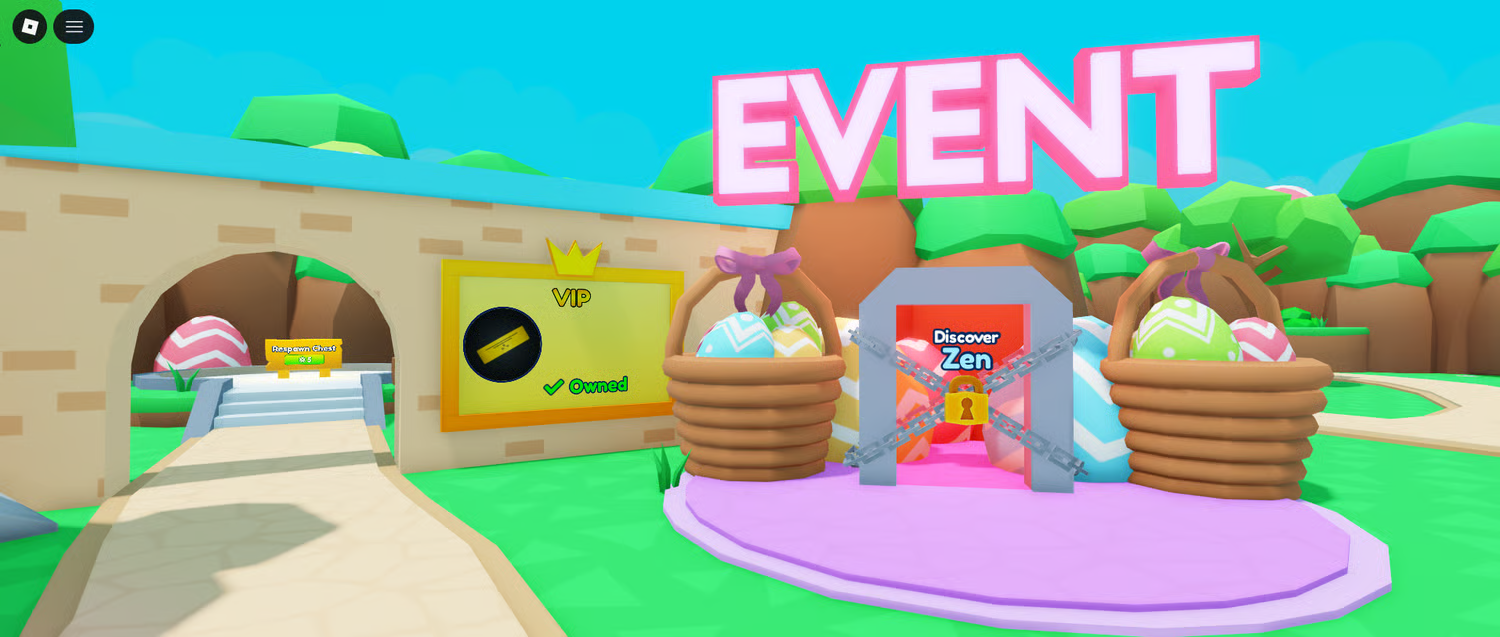 Growth based simulator system interface Roblox