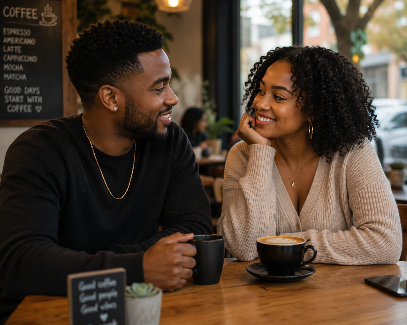 Good coffee, good company, good vibes