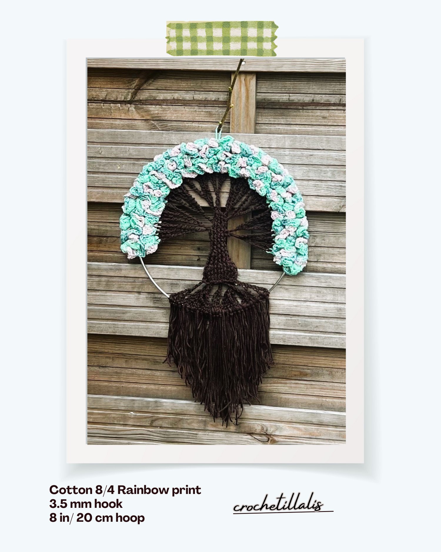 lalafcrochet crochet tree of life pattern