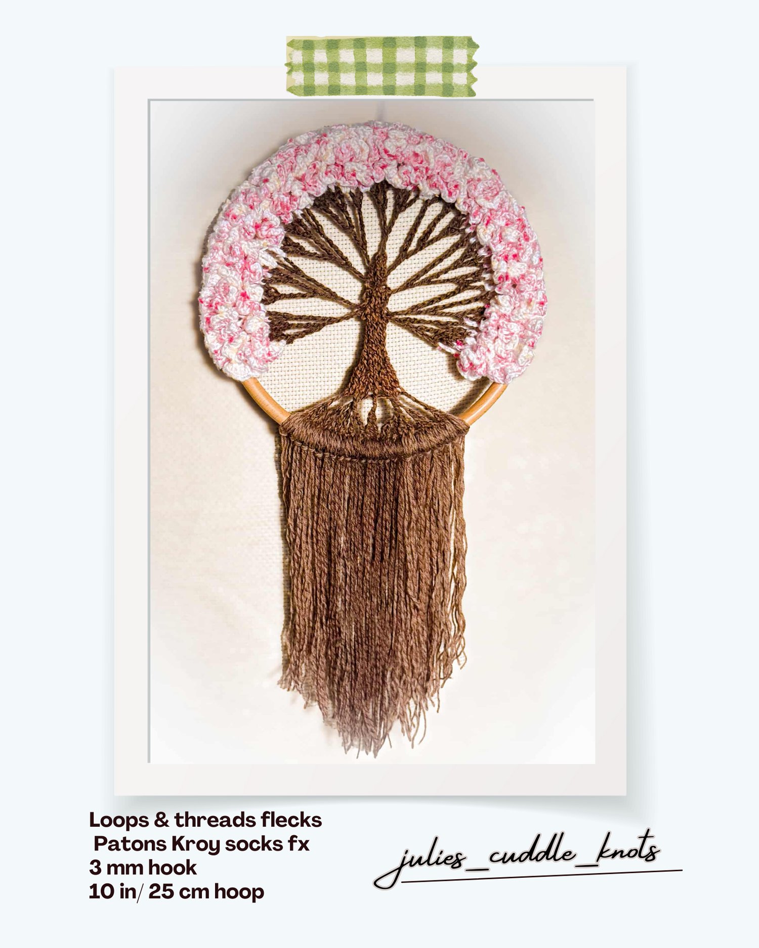 lalafcrochet crochet tree of life pattern