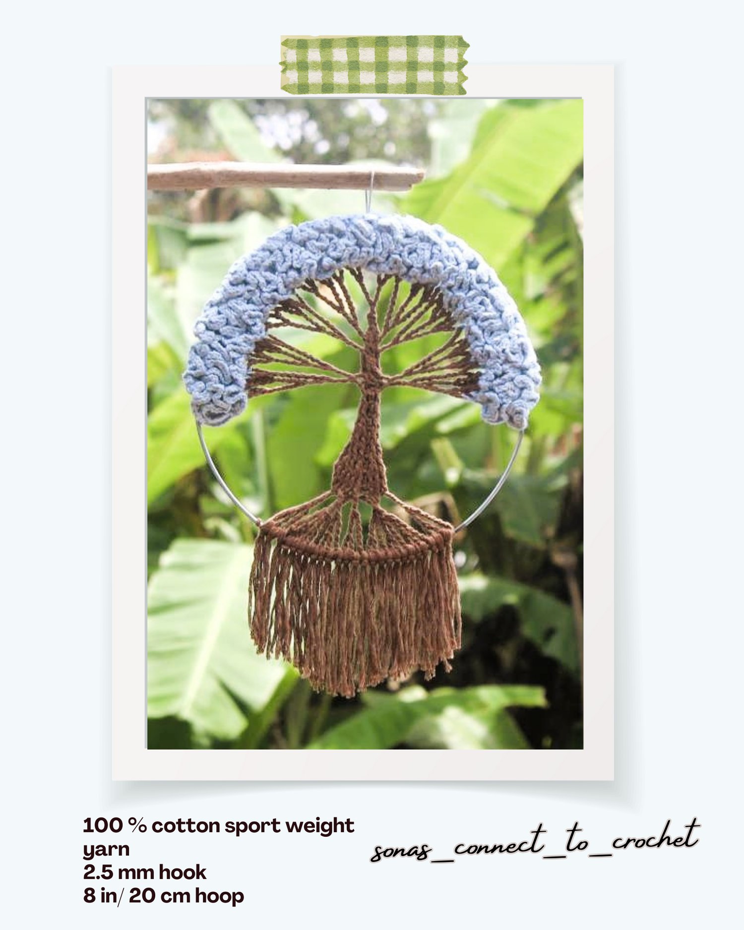 lalafcrochet crochet tree of life pattern