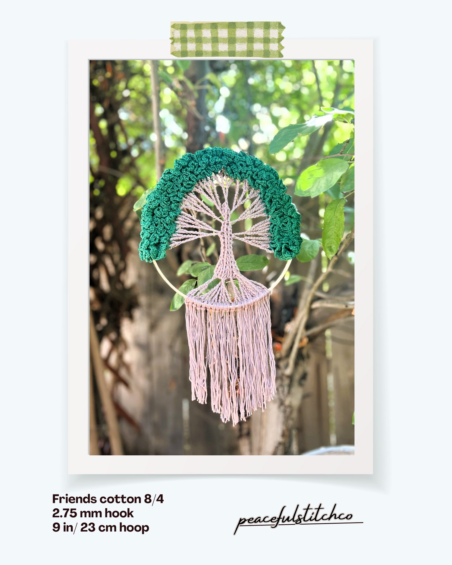 lalafcrochet crochet tree of life pattern