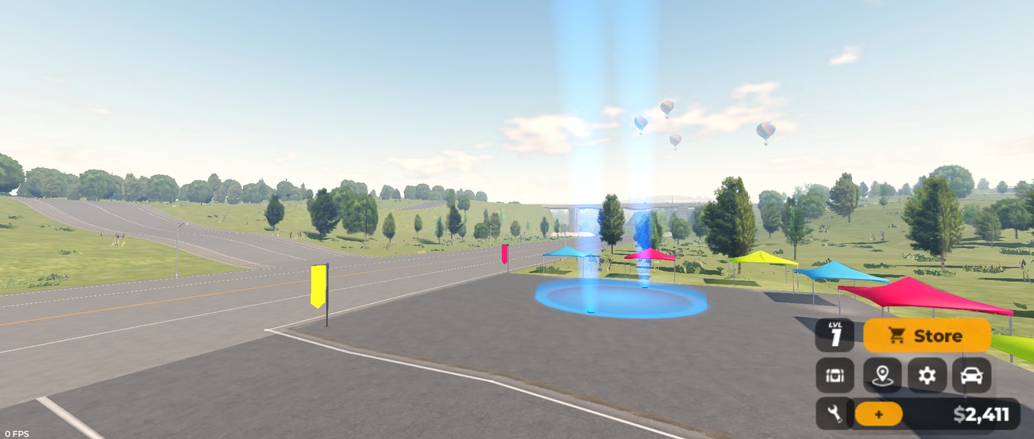 Garage management feature Roblox game