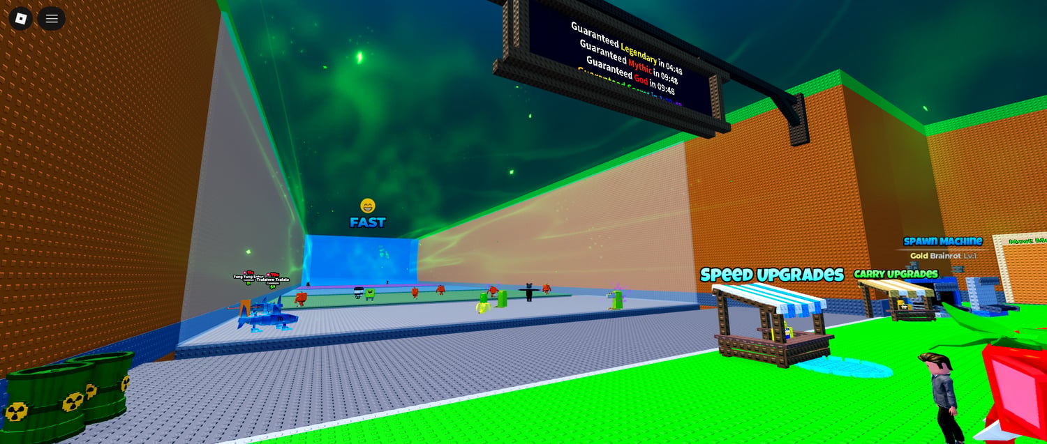 Tsunami approaching player obstacle course