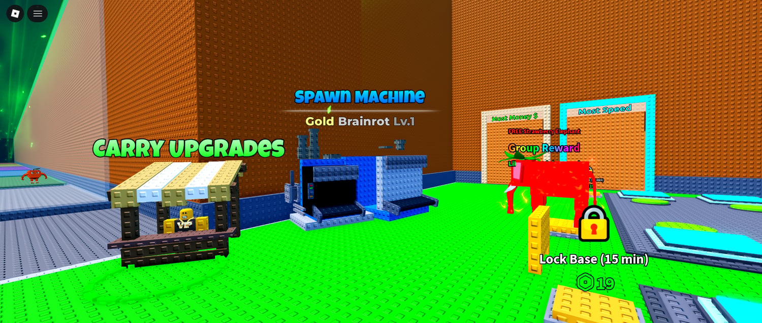 Money and reward system gameplay screen