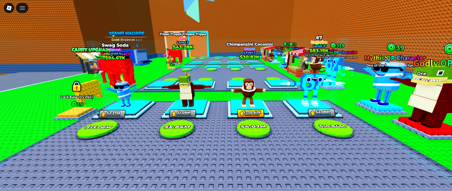 Survival progression system interface Roblox