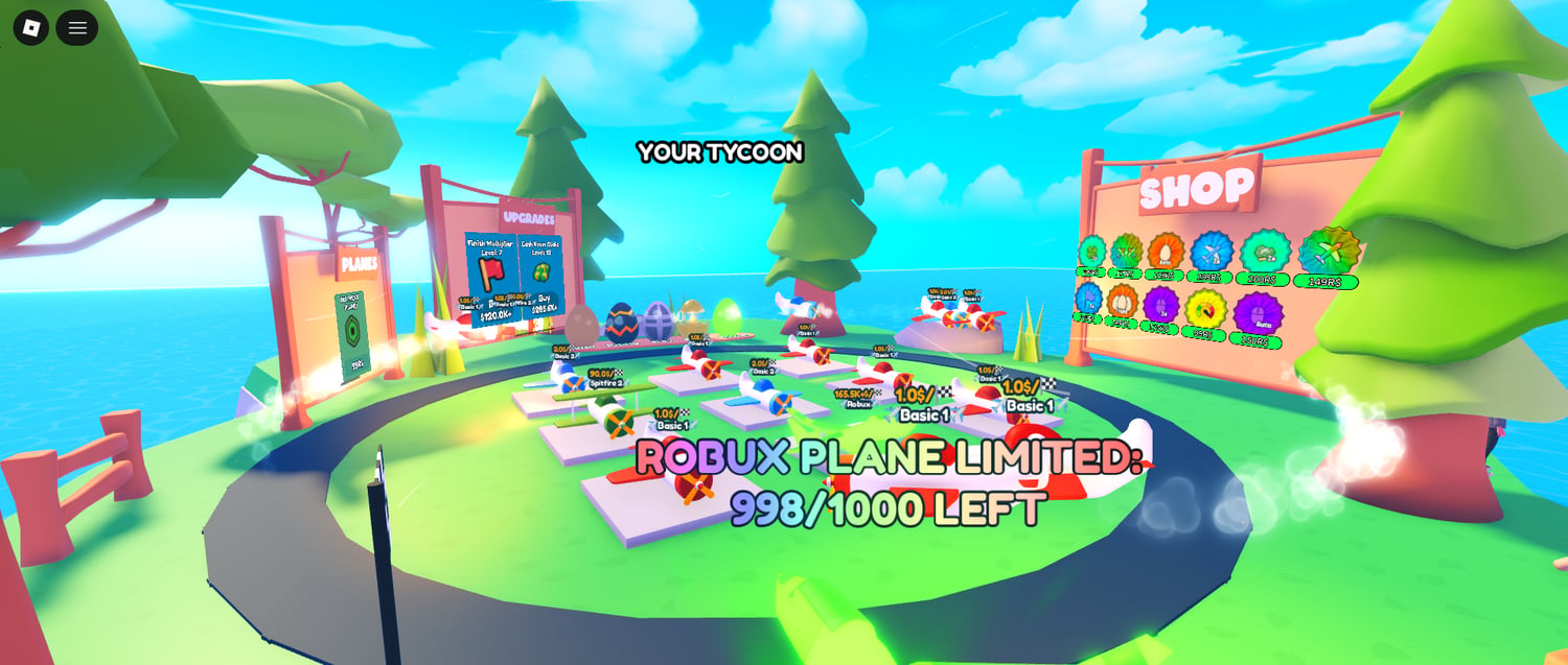 Aircraft fusion mechanic Roblox game