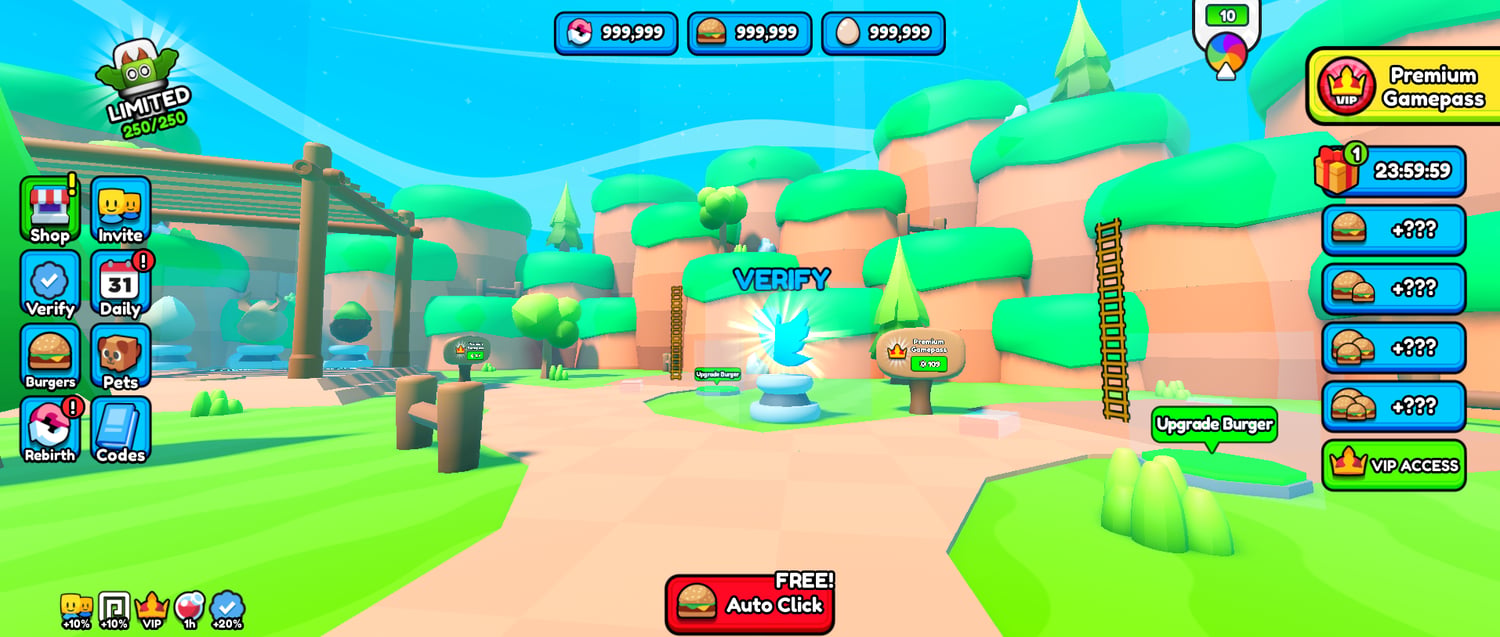 Interactive clicking mechanics Roblox simulator
