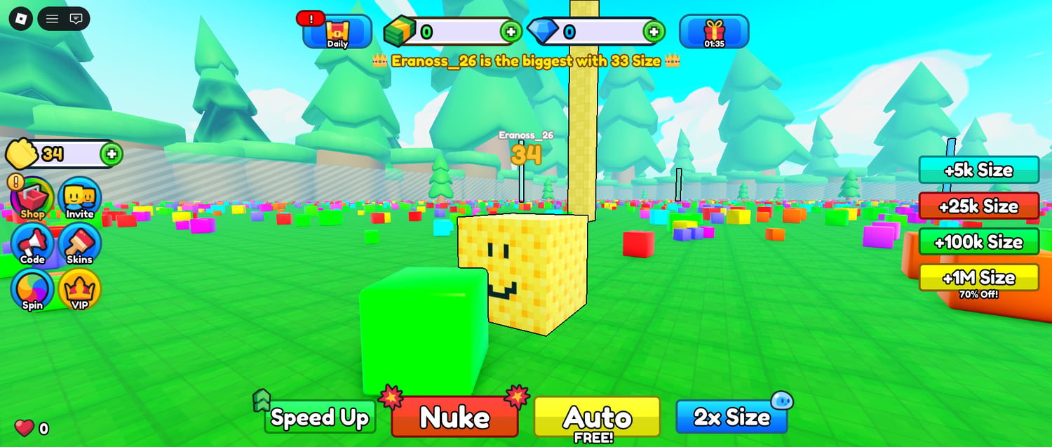 Colorful simulator map design Roblox