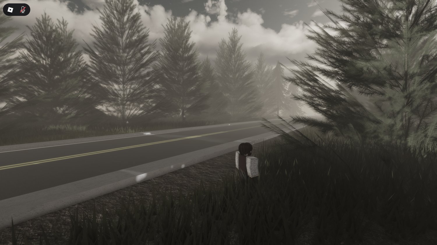 Roblox forest bridge waterfall scene