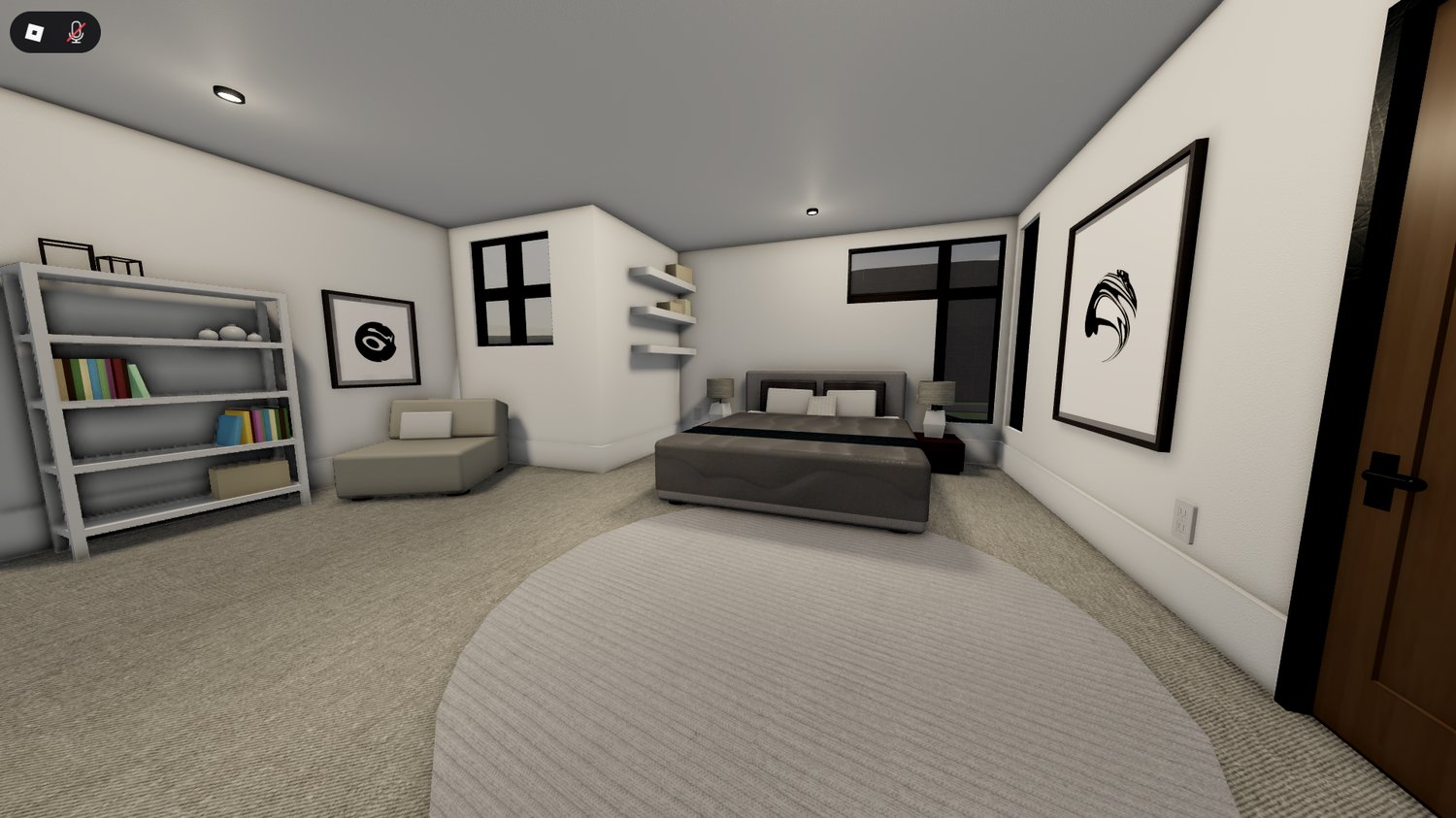 Roblox two story house interior