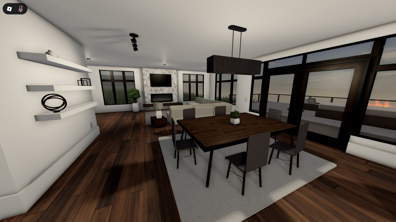 Roblox modern kitchen interior