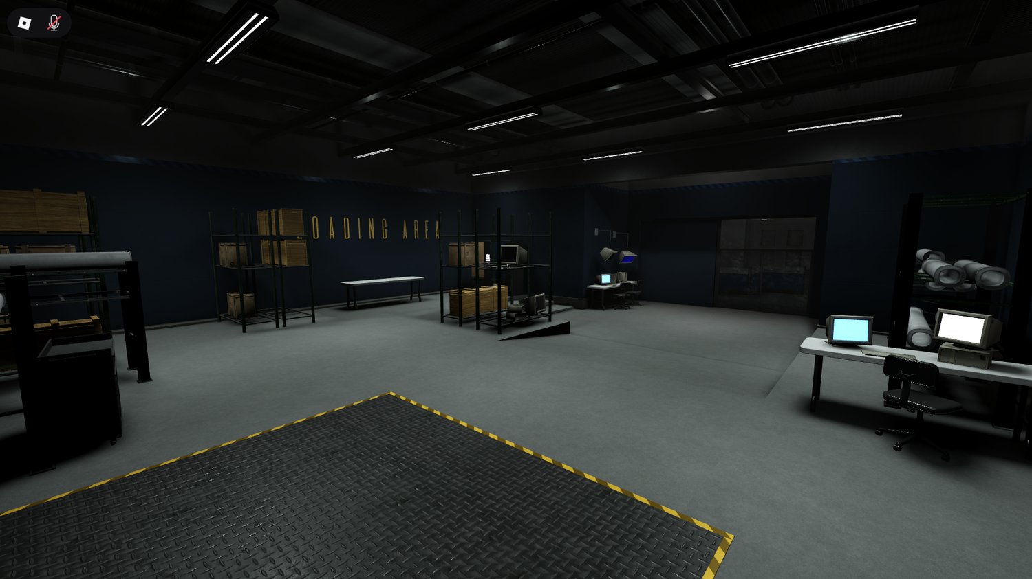 Roblox research lab corridors