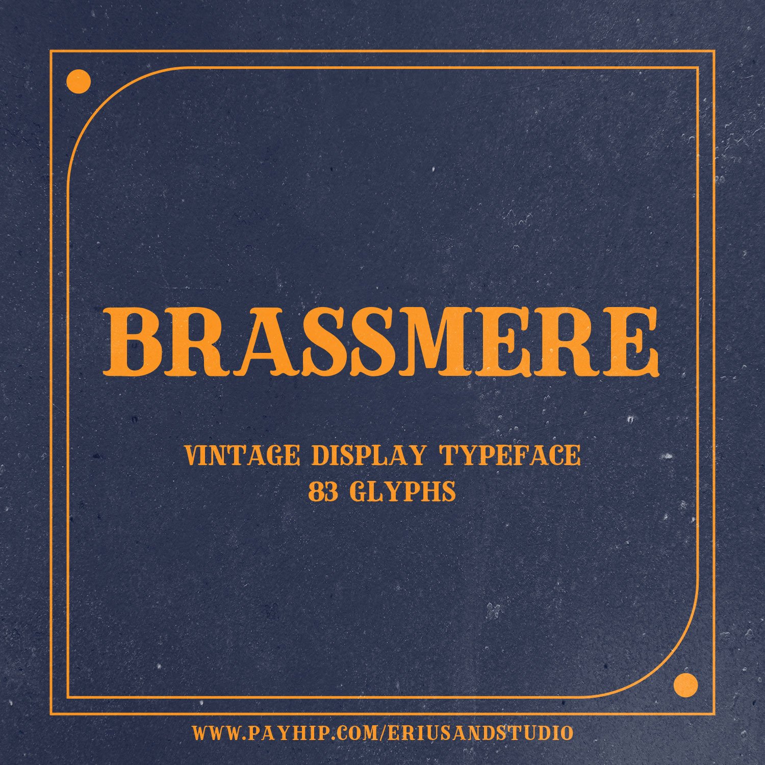 Brassmere Vintage Display Font