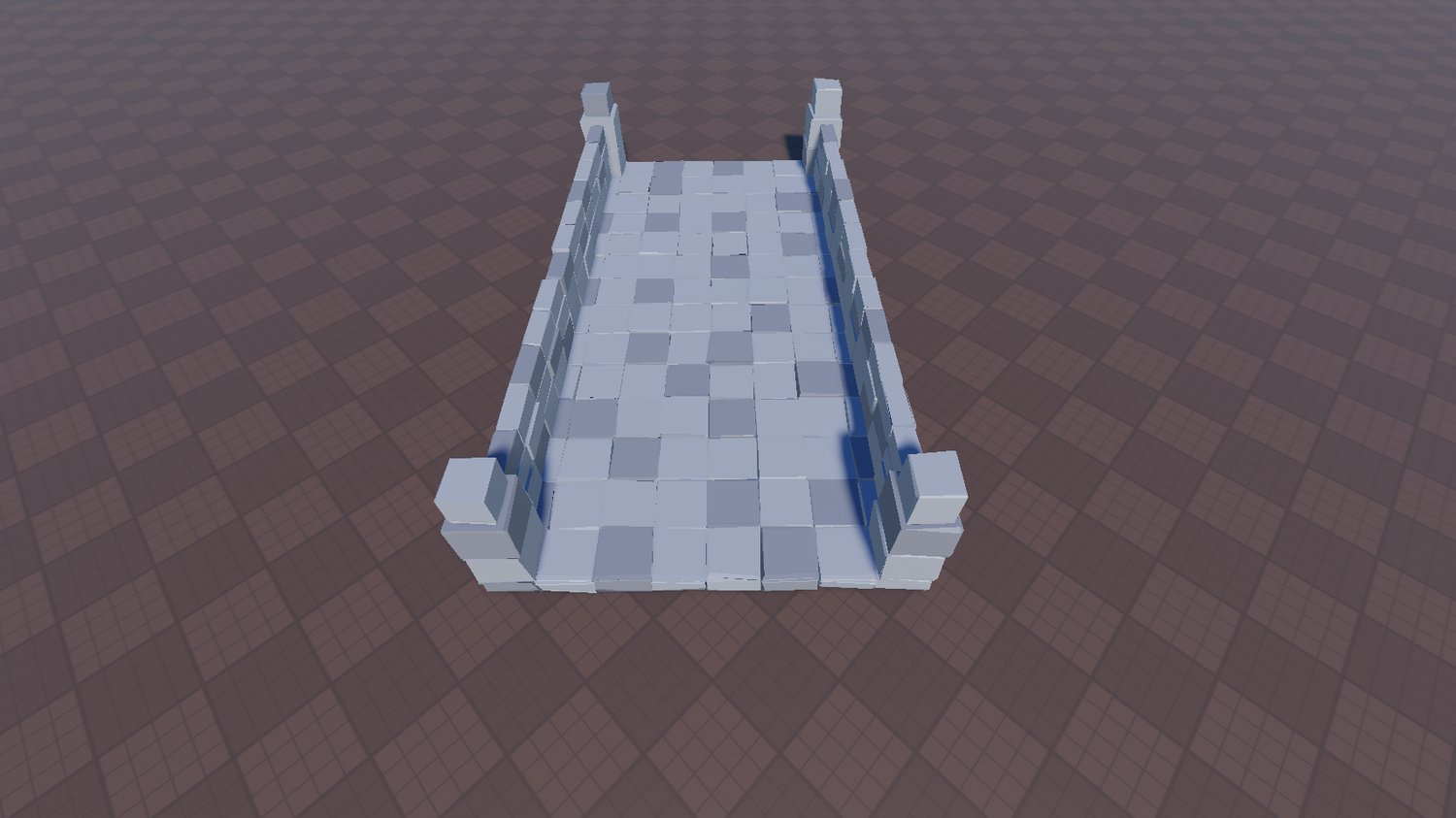 Roblox low poly wooden bridge