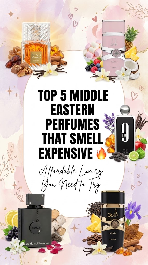 Top 5 Middle Eastern Perfumes. Amazon, Tik Tok, Pinterest Viral