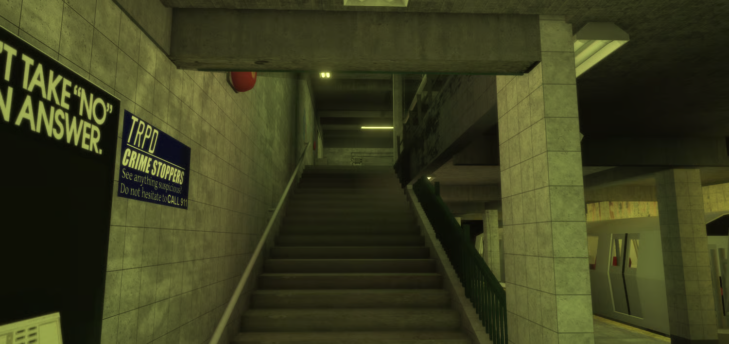 Roblox underground subway station