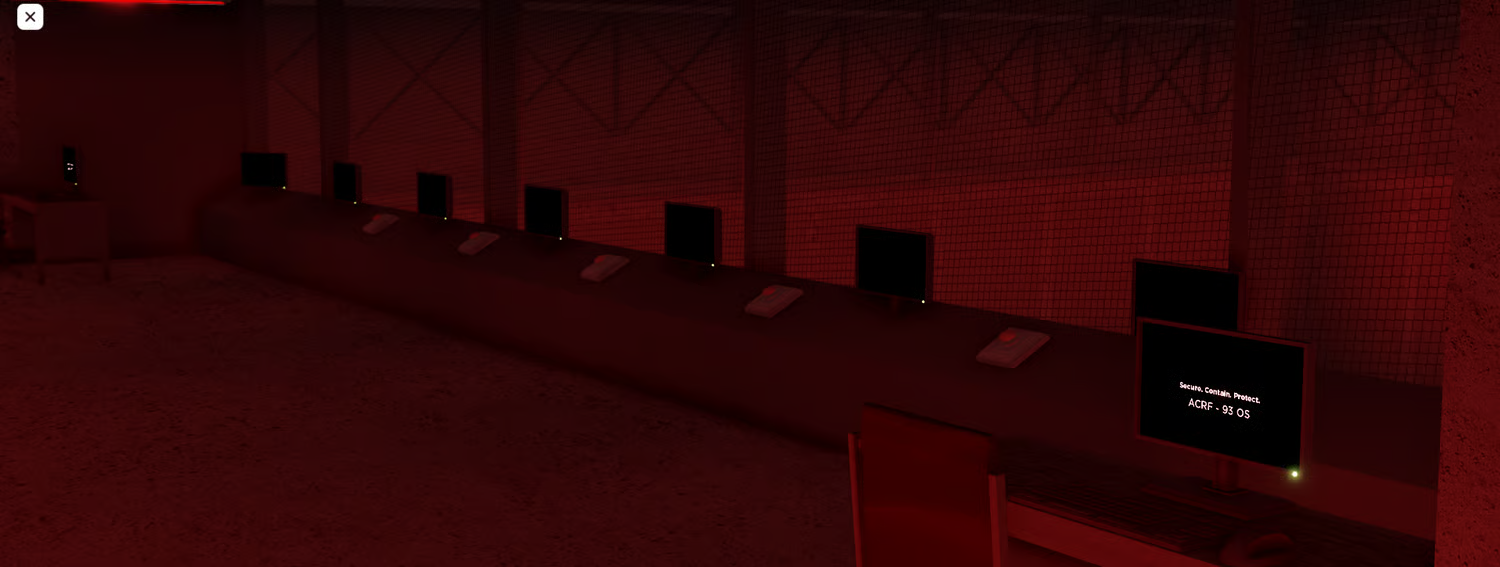 Roblox SCP containment facility map