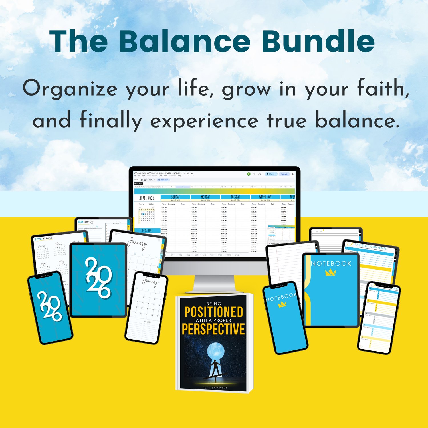 The Balance Bundle: Faith‑Based Digital Planners for a More Organized, Purpose‑Driven Life