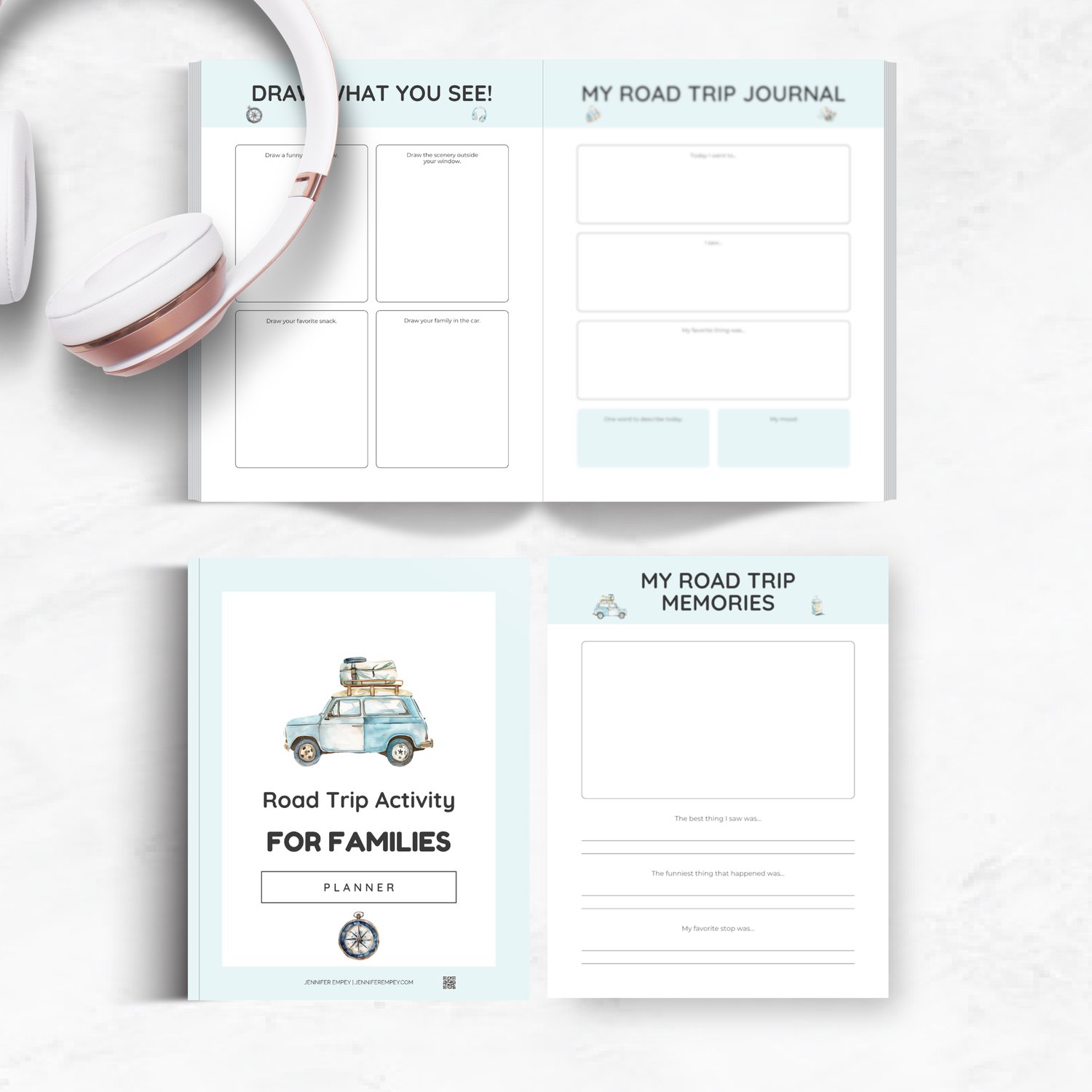 For Families Road Trip Activities Pack