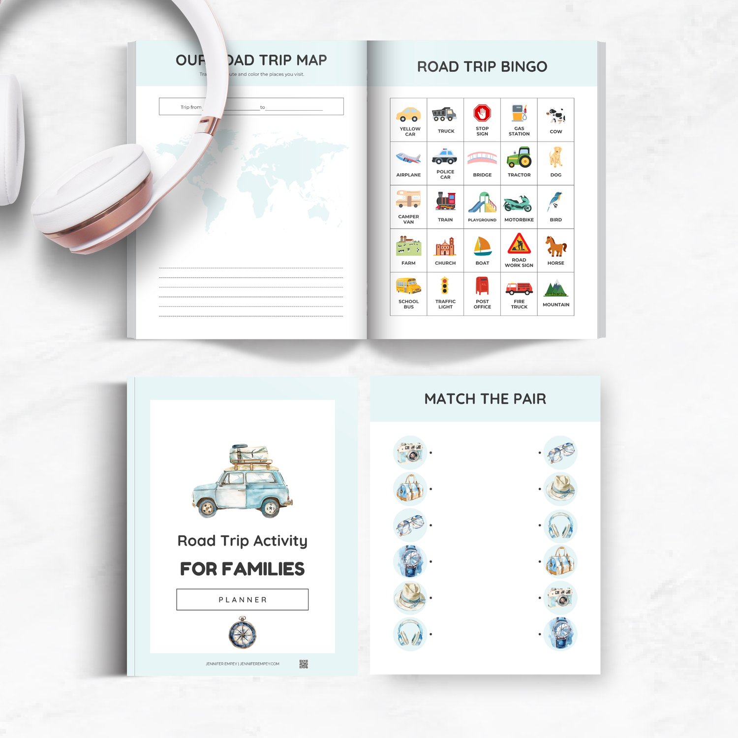 For Families Road Trip Activities Pack
