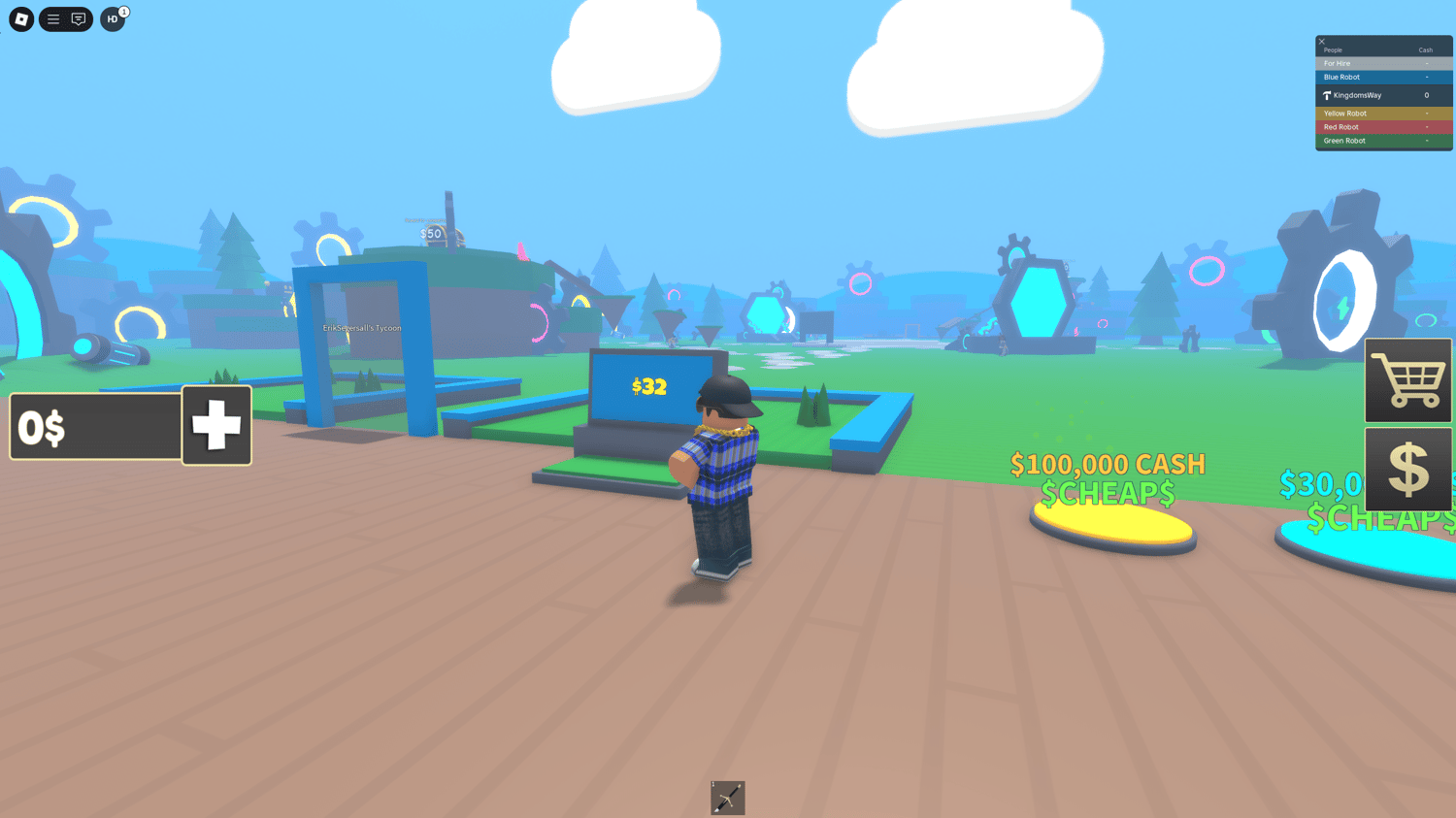 Roblox robot upgrade gameplay