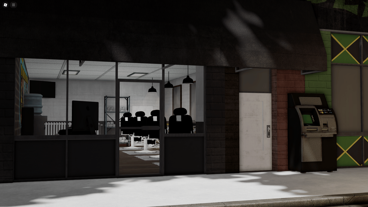 Roblox urban alleyway environment