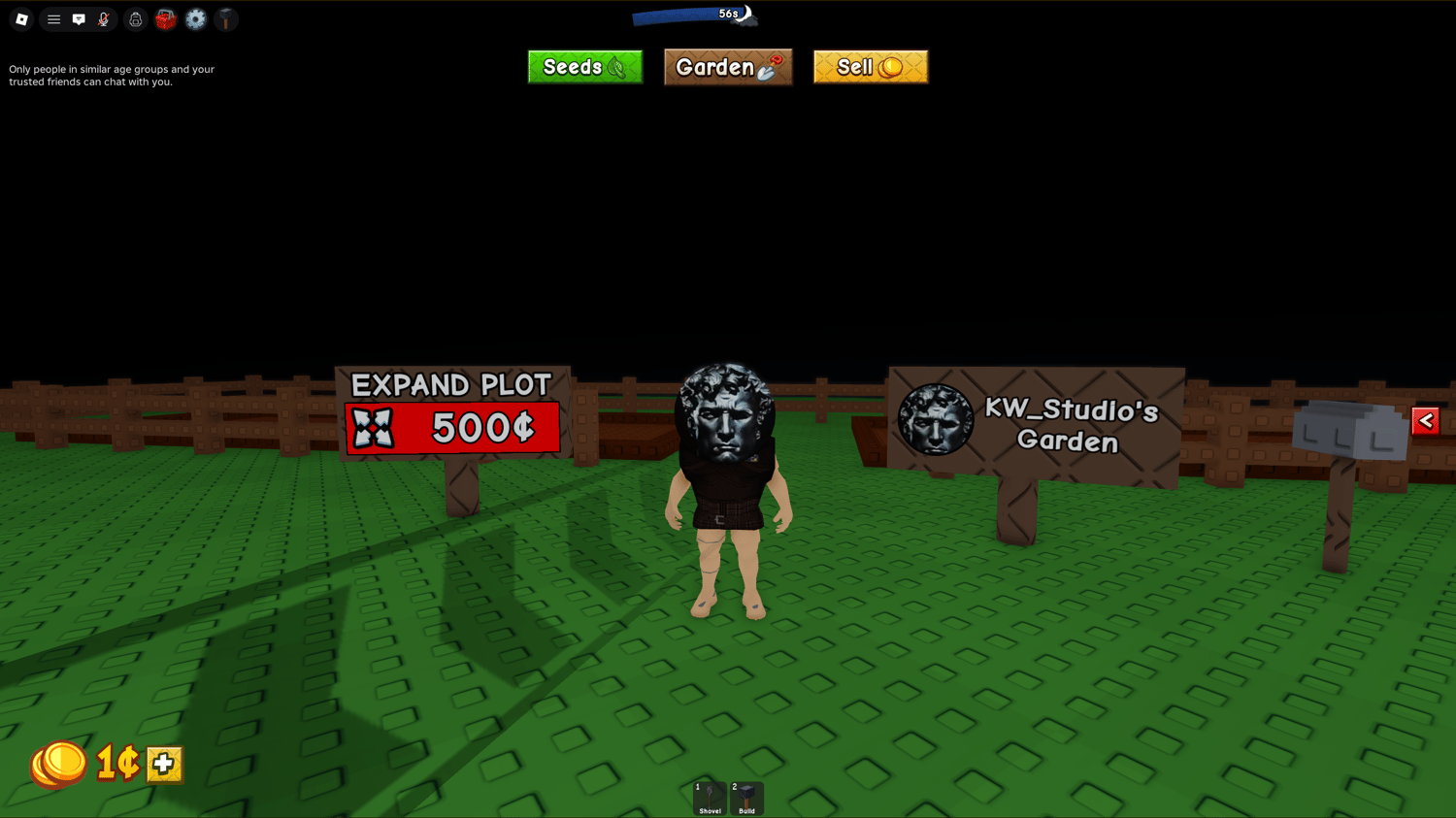 Gameplay of Grow a Garden 2 Roblox