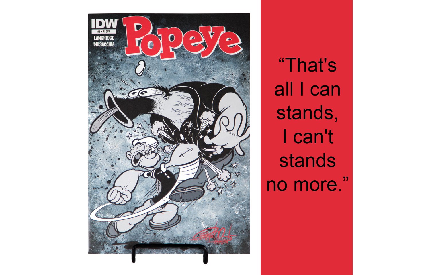 Popeye #8 RI - Shawn Dickenson Cover Art