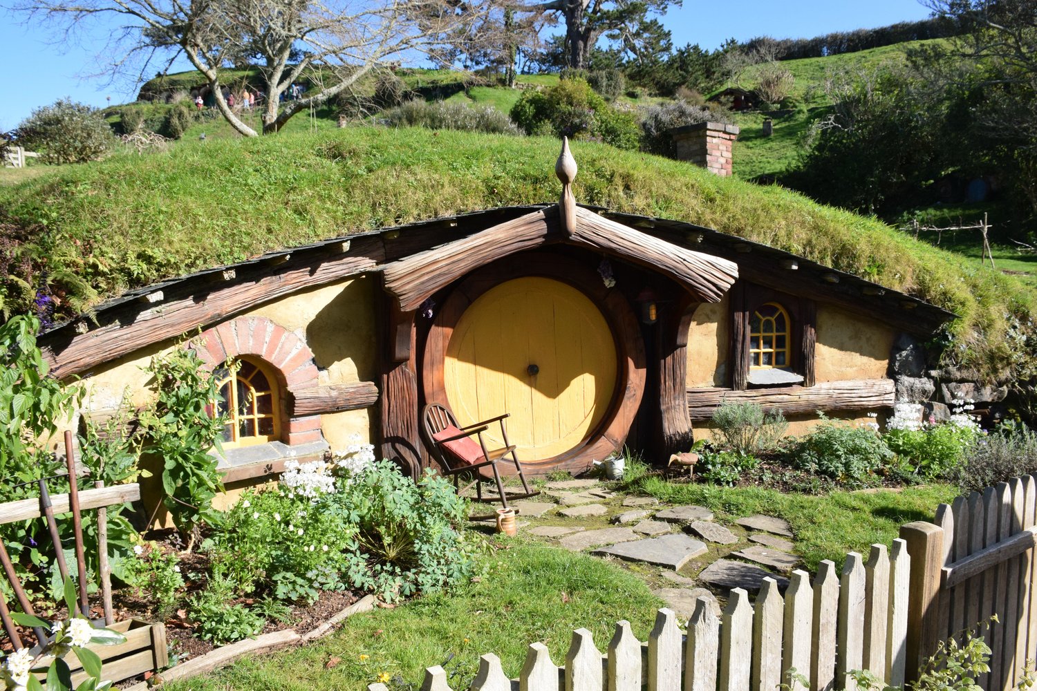 Hobbit house in Hobbiton, NZ