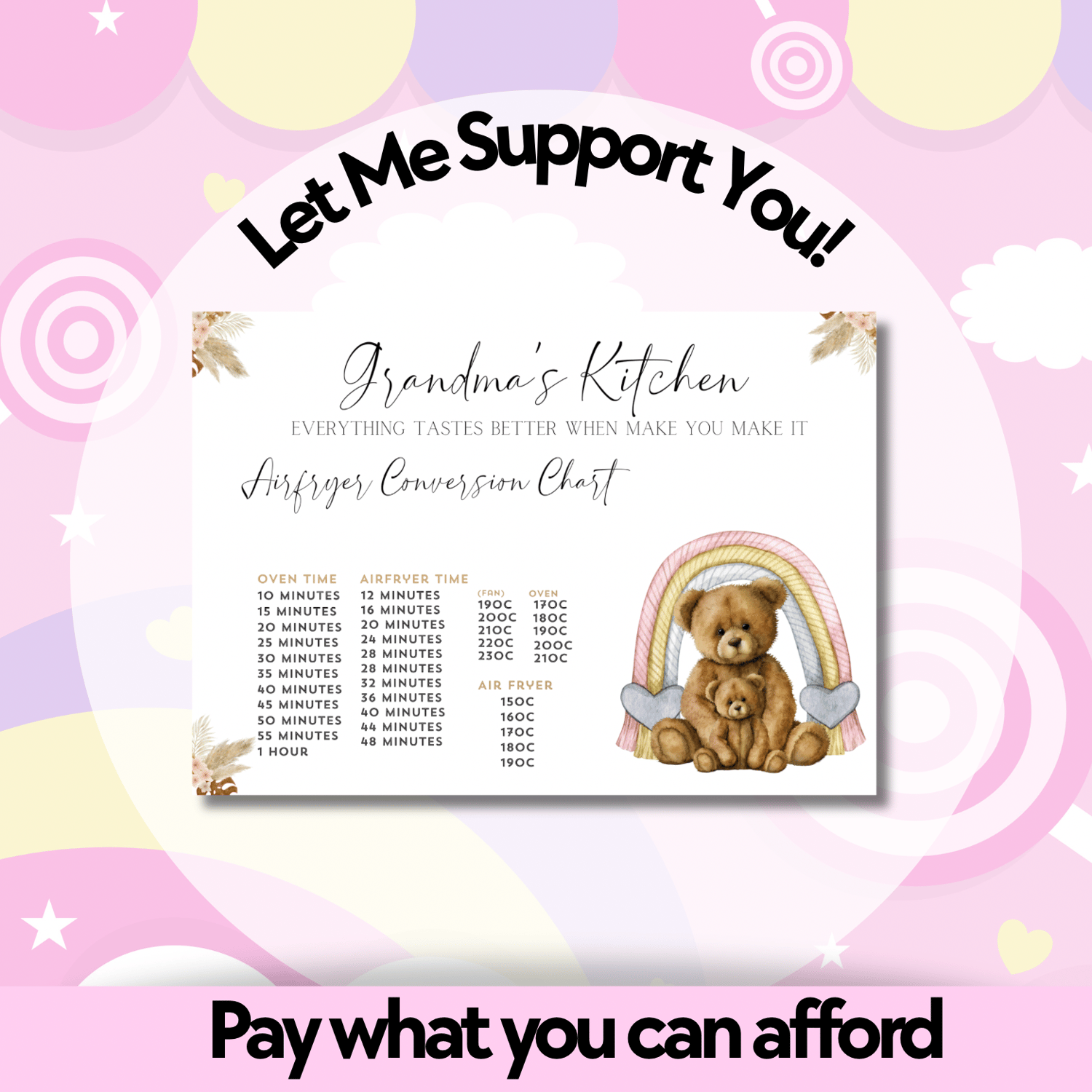 Pay what you can afford sublimation designs
