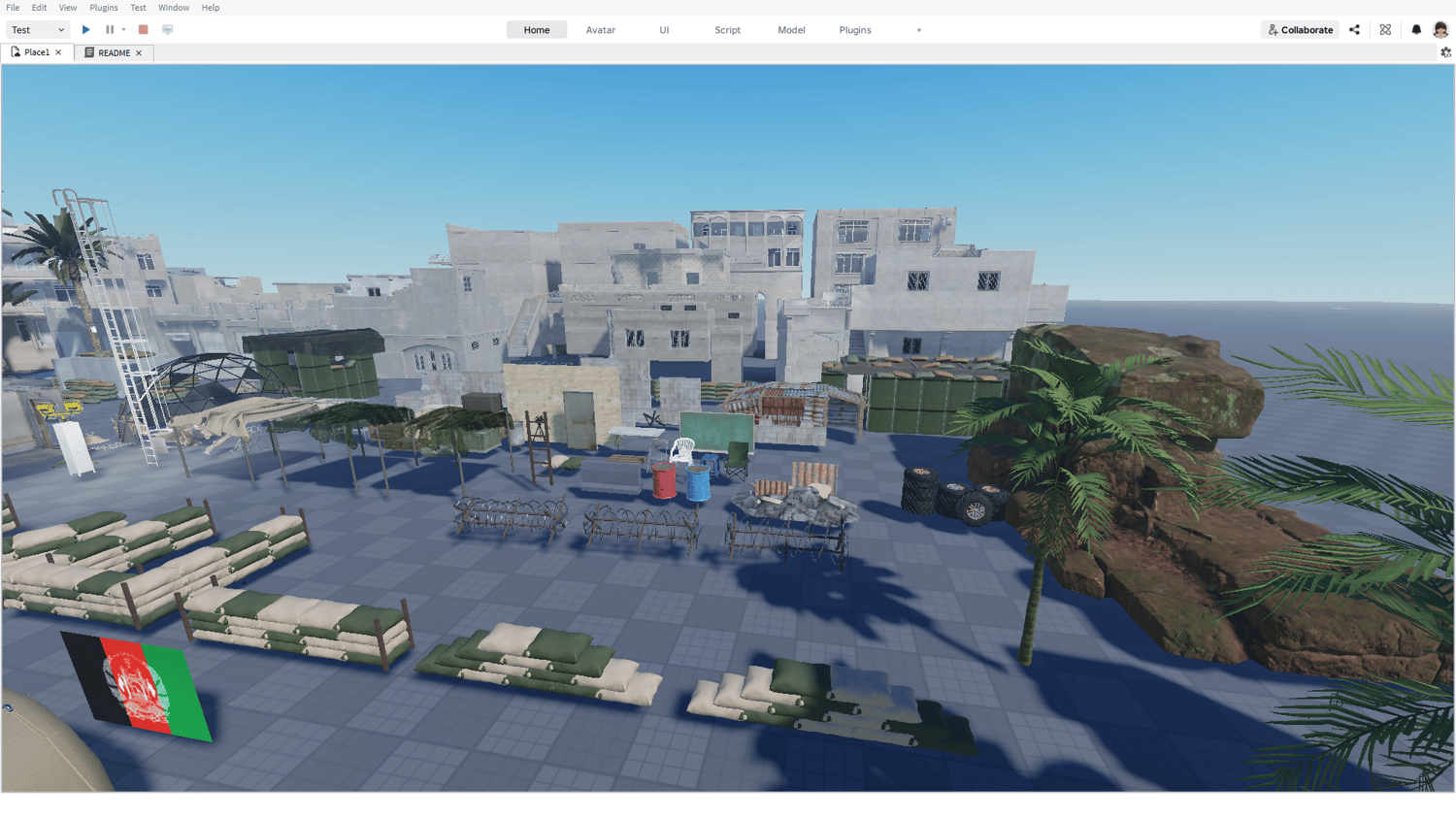 Roblox military tents barriers Roblox