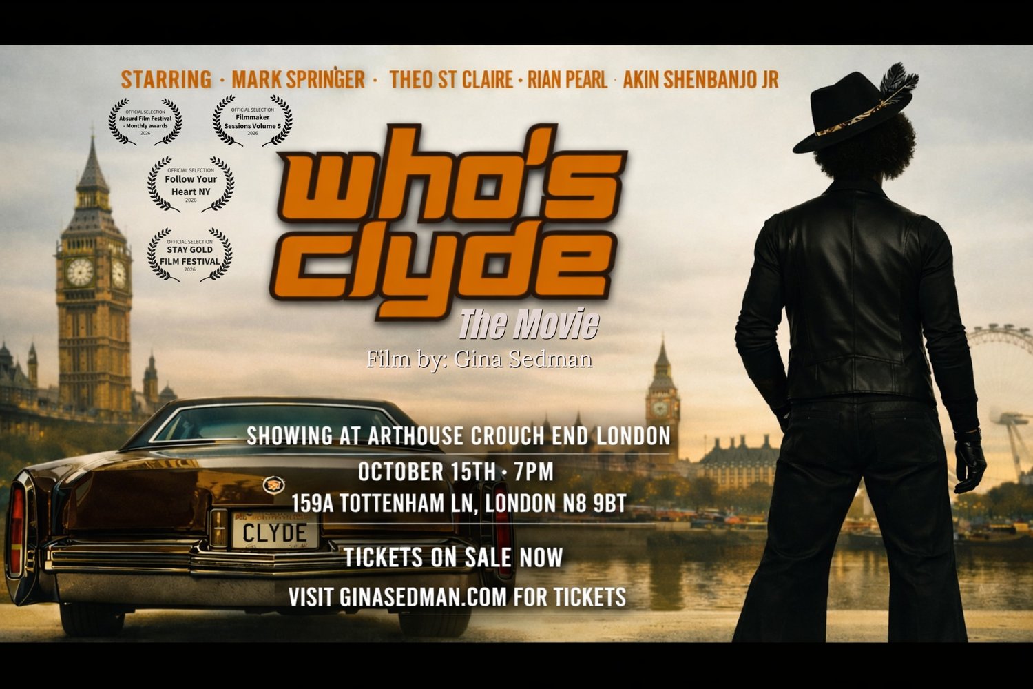 Who's Clyde Gina Sedman Movie  Poster