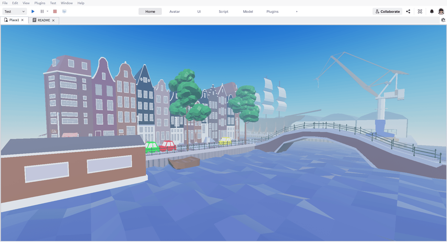 Roblox decorative cars street scene
