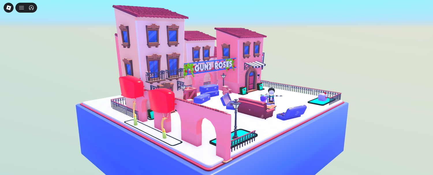 Roblox Italian low poly scene