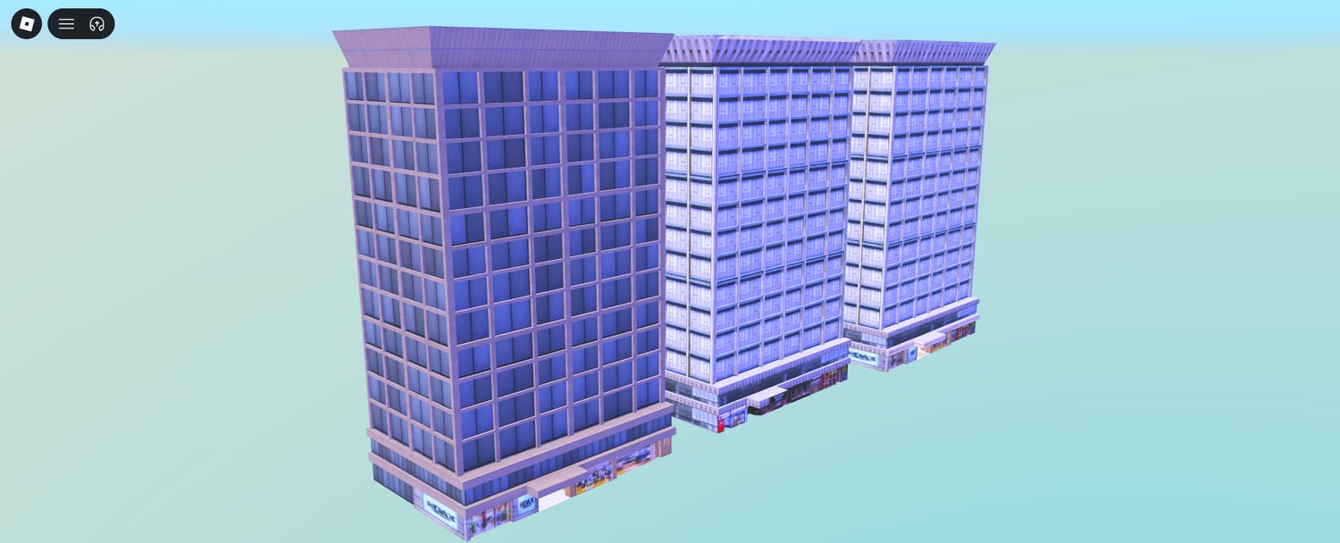 Roblox glass office building pack