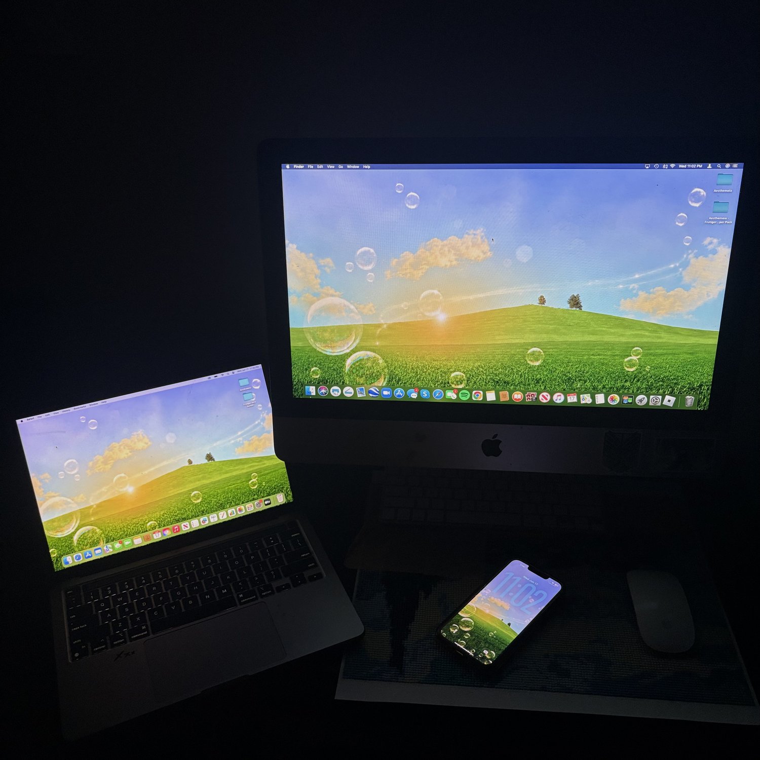 Frutiger Aero Sunset Wallpaper Pack