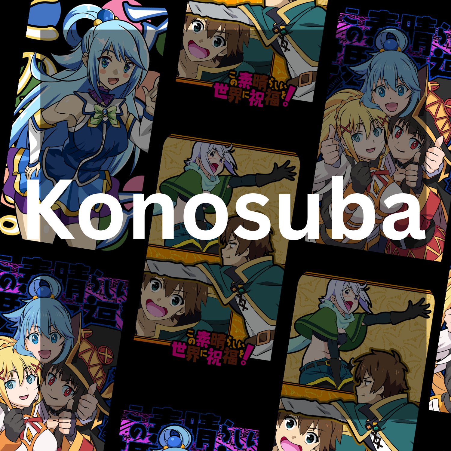 Konosuba Darkness Aqua Megumi
