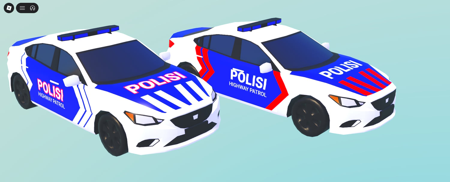 Roblox Indonesian police car pack