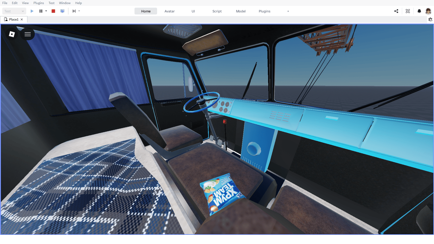 Roblox construction crane truck asset