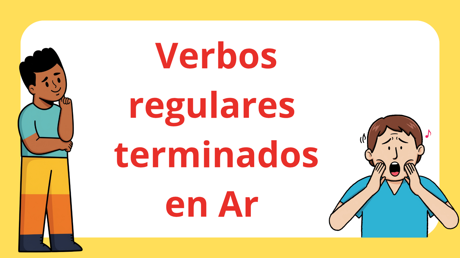 Verbos regulares terminados en Ar - Payhip