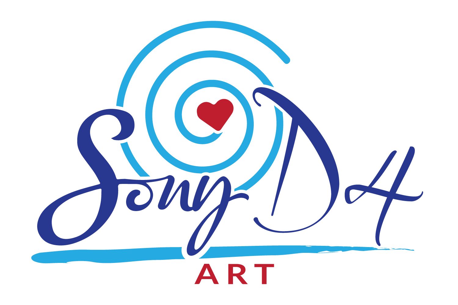 SonyD4Art logo for coastal‑inspired art, writing, and digital guides by Sonia Dufour