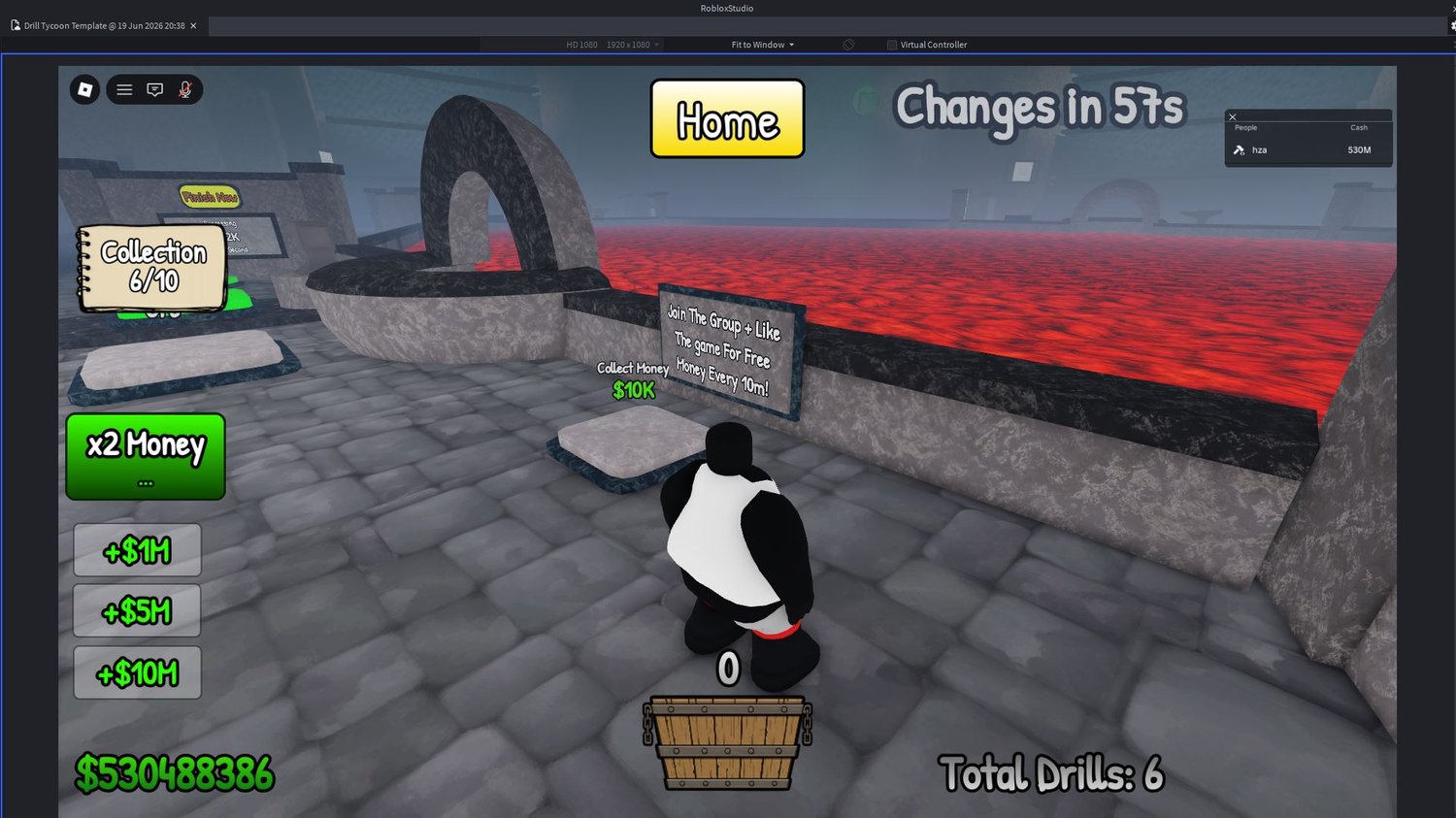 Roblox drill merge system