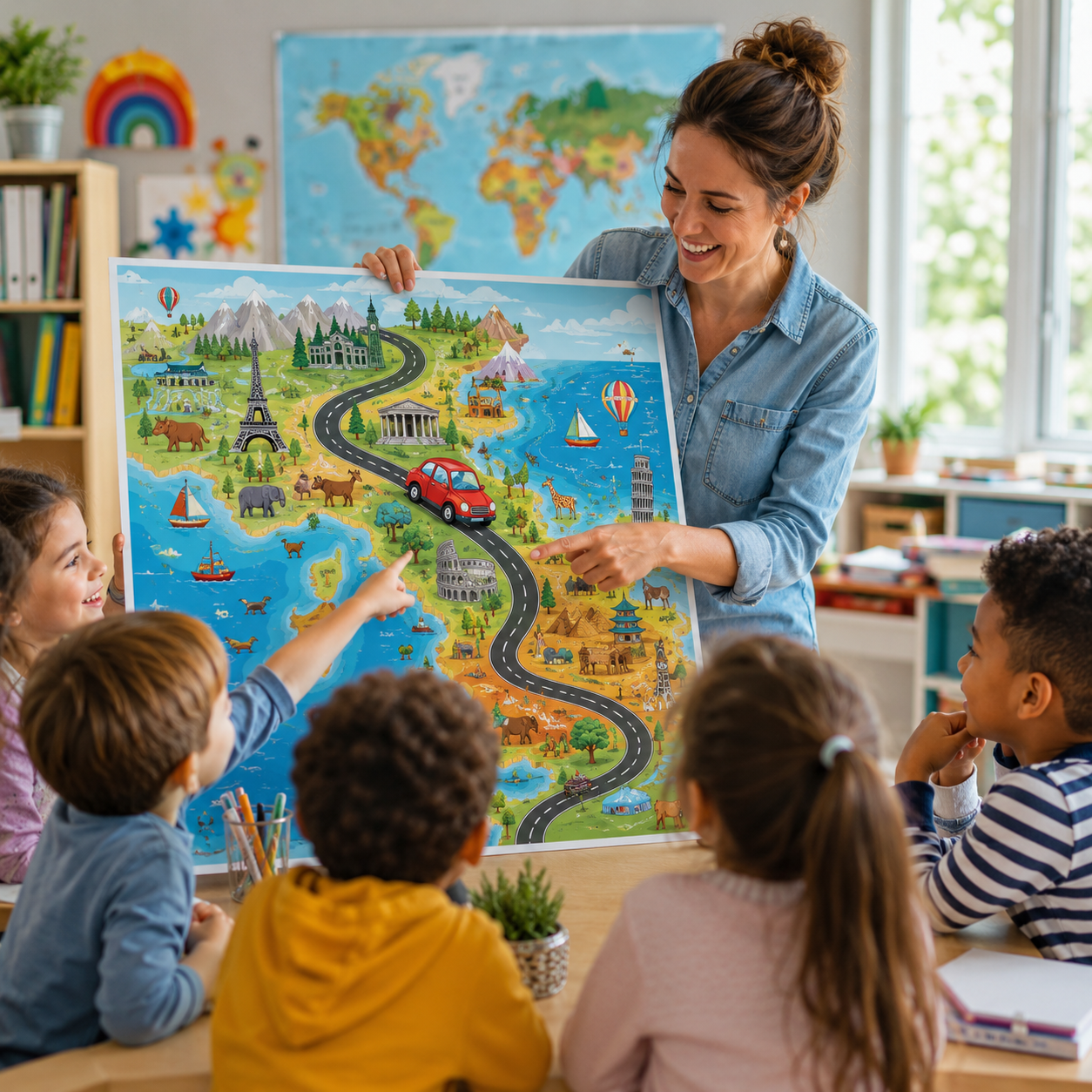 Create Fun Road Trip Maps for Kids with AI: The Ultimate Prompt for Educational Printables