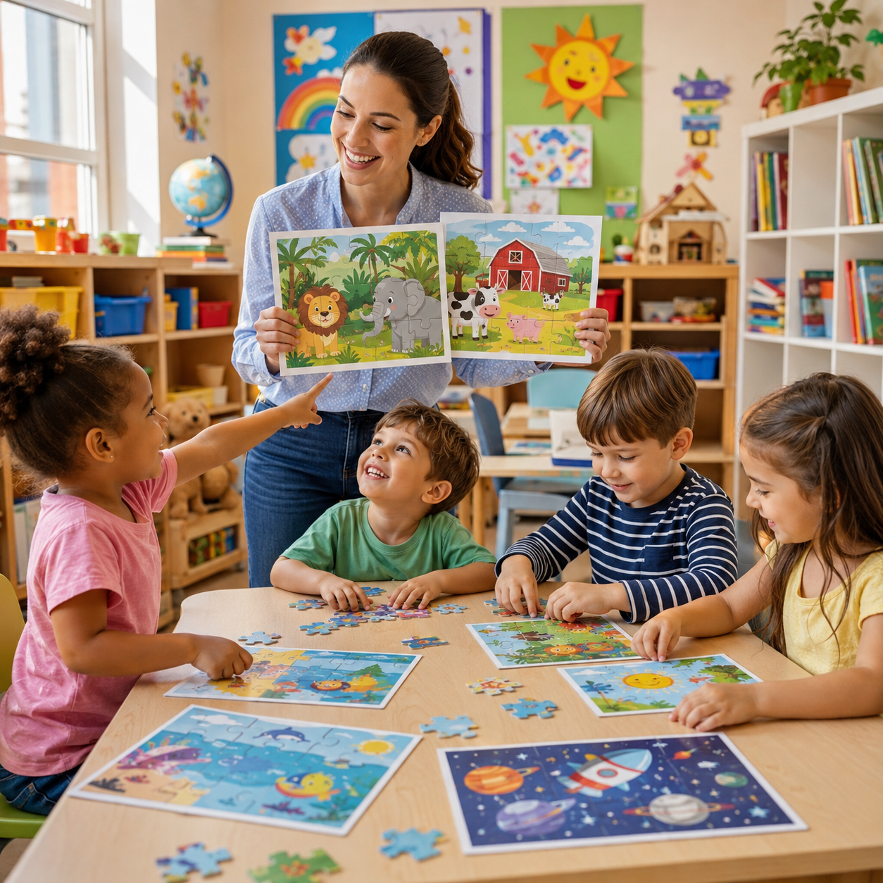 AI Kids Puzzle Illustration Generator: Create Printable Puzzle Designs in Minutes