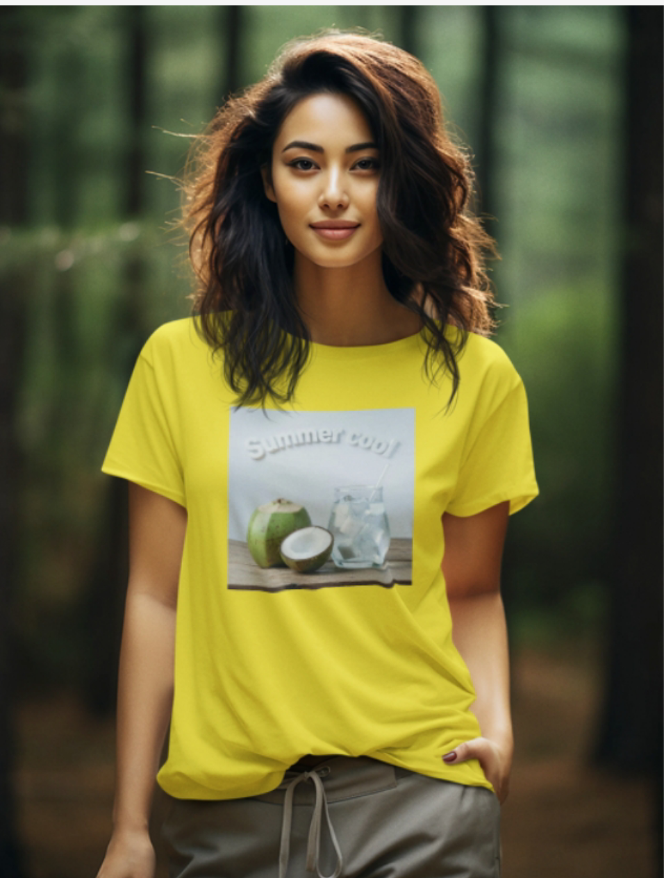 Ladies shopping t-shirt