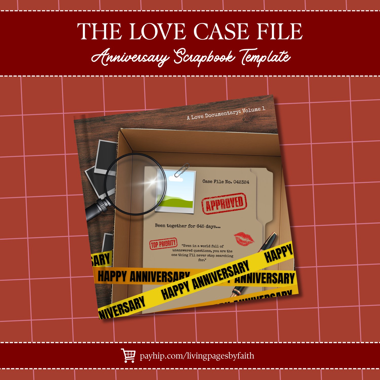 scrapbook template for couples anniversary, unique gift for him, gift for boyfriend, gift for girlfriend, memory book for couples, valentine's day gift, just because gift, couples keepsake