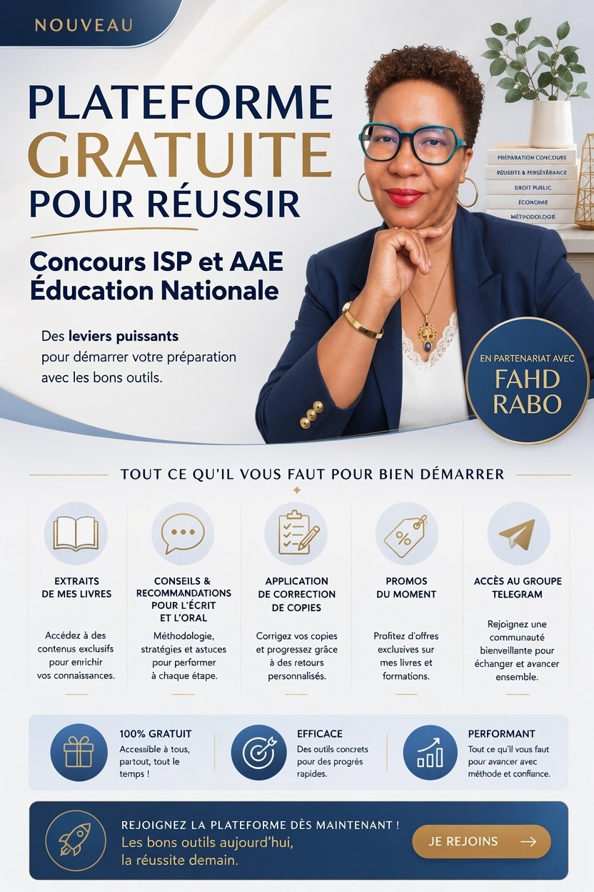 Préparation concours ISP et AAE