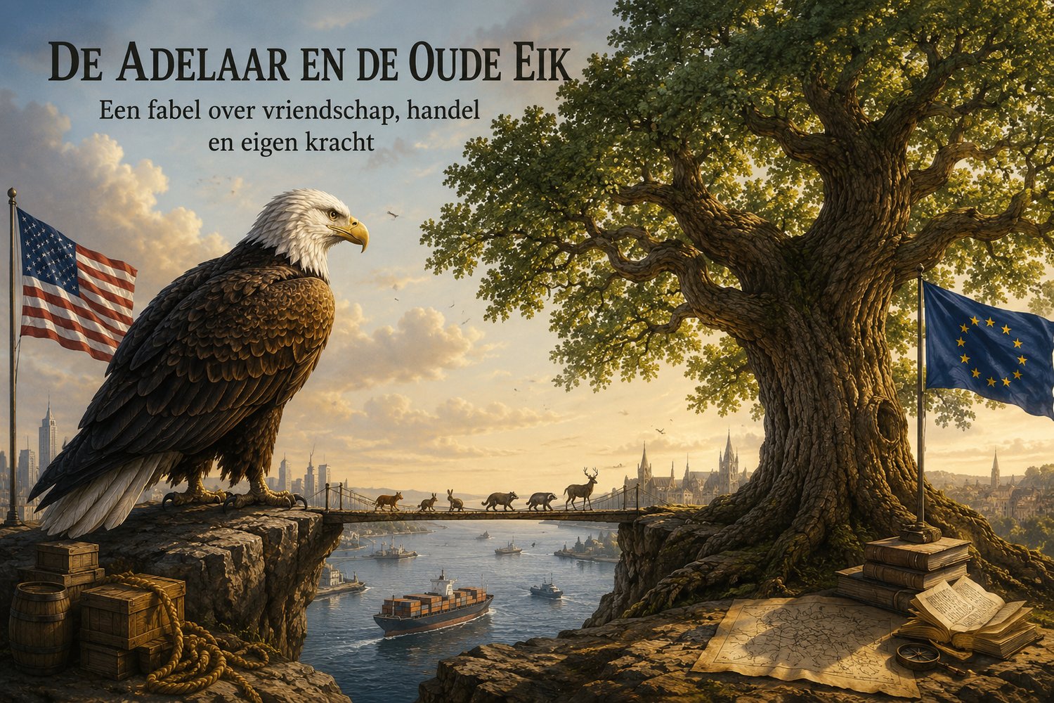 fabel over vriendschap, wederzijds respect en het groeien van...